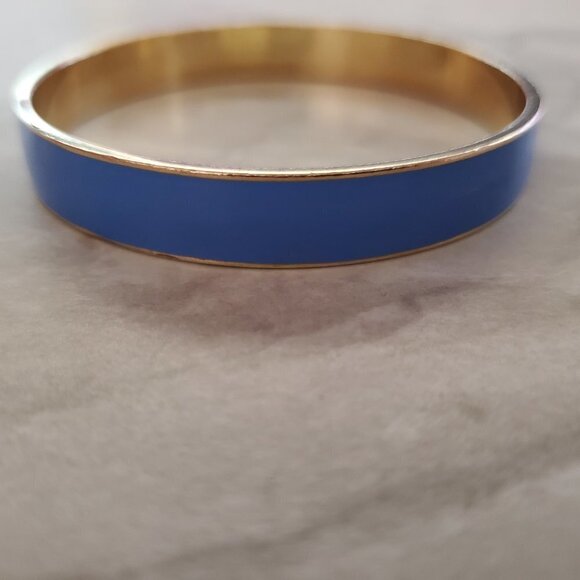 💙 Vintage Y2k 00s 2000's J. Crew Bright Spring blue Skinny Bangle 💙 - Picture 4 of 9